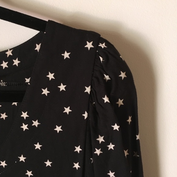 Vintage star print drop waist dress sz 4/6 - Picture 8 of 17